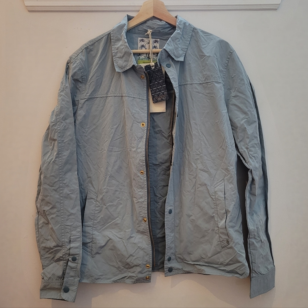 NWT Scotch & Soda Blue Lightweight Zip Collared Jacket - Picture 2 of 8